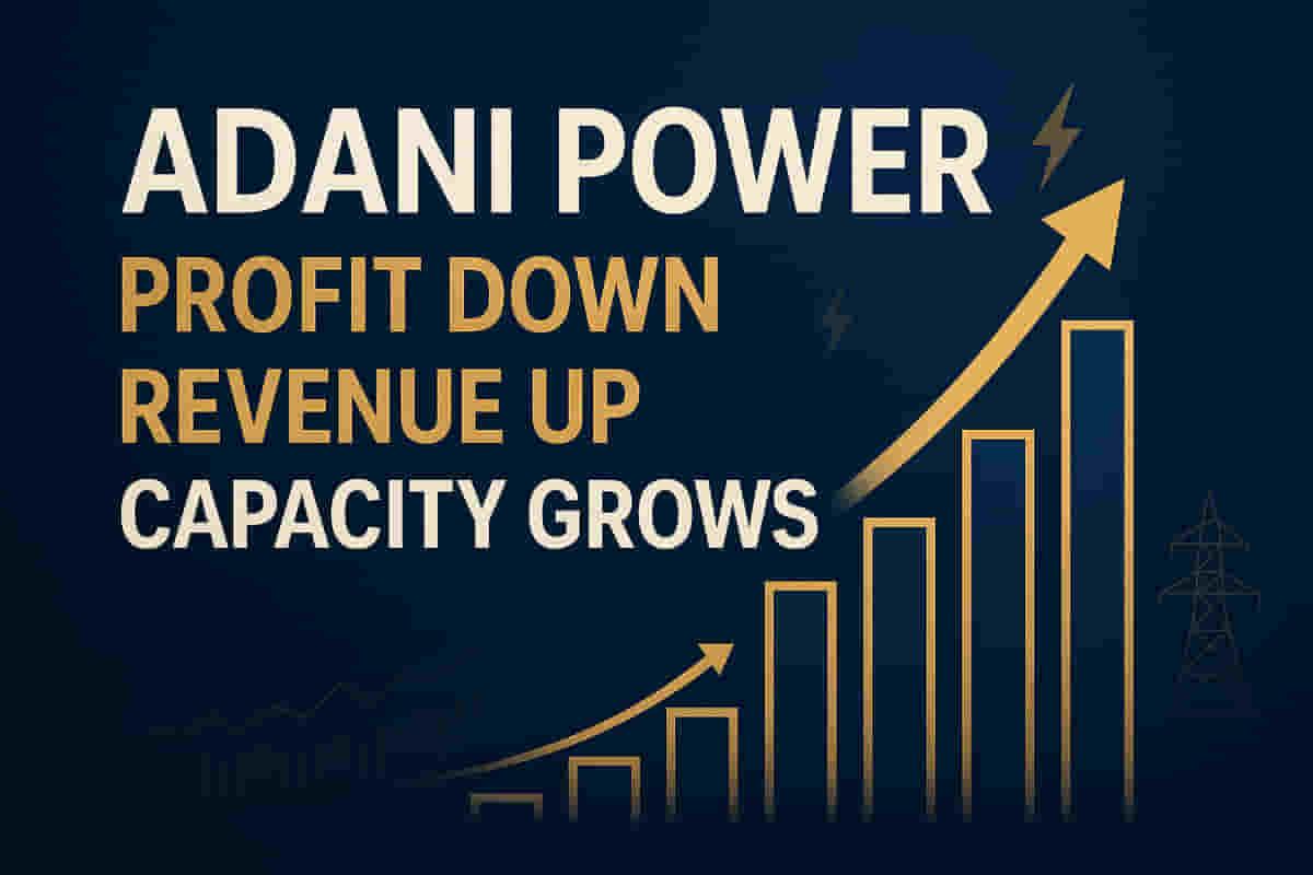 ਅਡਾਨੀ ਪਾਵਰ ਦਾ Q2 FY26 ਮੁਨਾਫਾ 11.9% ਘਟ ਕੇ ₹2,906 ਕਰੋੜ ਹੋਇਆ, ਰੈਵਨਿਊ ਗਰੋਥ ਅਤੇ ਆਕਰਮਕ ਸਮਰੱਥਾ ਵਿਸਥਾਰ ਦੇ ਵਿਚਕਾਰ