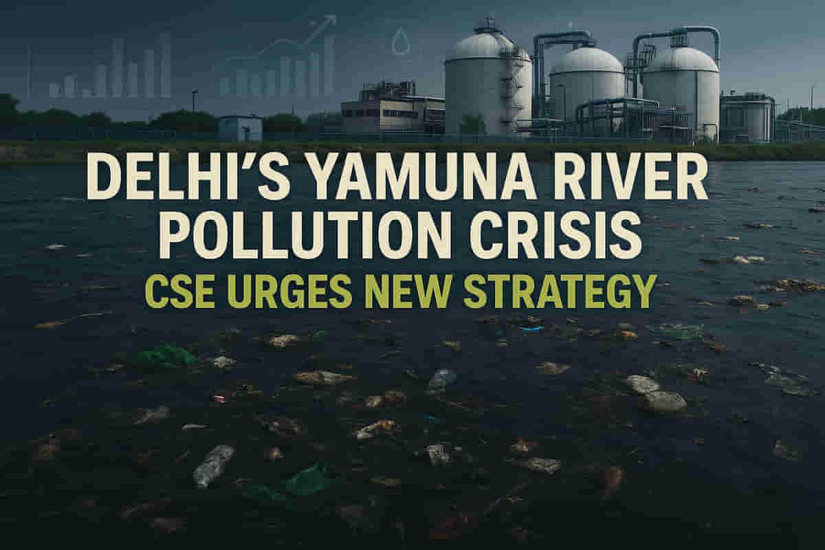 ਸੈਂਟਰ ਫਾਰ ਸਾਇੰਸ ਐਂਡ ਐਨਵਾਇਰਨਮੈਂਟ ਨੇ ਯਮੁਨਾ ਨਦੀ ਦੀ ਸਫਾਈ ਲਈ ਸੁਧਾਰੀ ਯੋਜਨਾ ਦੀ ਮੰਗ ਕੀਤੀ, ਖਰਚ 'ਤੇ ਸਵਾਲ