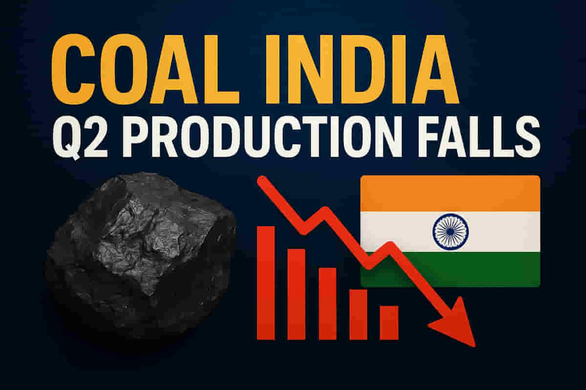 ਕੋਲ ਇੰਡੀਆ ਨੇ Q2-FY26 ਵਿੱਚ ਘੱਟ ਉਤਪਾਦਨ ਅਤੇ ਆਫਟੇਕ ਰਿਪੋਰਟ ਕੀਤਾ, ਭਵਿੱਖ ਦੇ ਚੁਣੌਤੀਆਂ ਦੇ ਵਿਚਕਾਰ