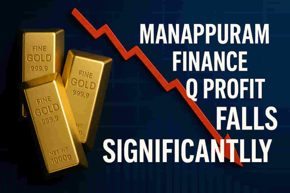 ਮਨੱਪੁਰਮ ਫਾਈਨਾਂਸ ਦਾ Q2 ਨੈੱਟ ਪ੍ਰਾਫਿਟ 62% ਡਿੱਗਿਆ, ਨੈੱਟ ਇੰਟਰੈਸਟ ਇਨਕਮ ਘੱਟਣ ਕਾਰਨ