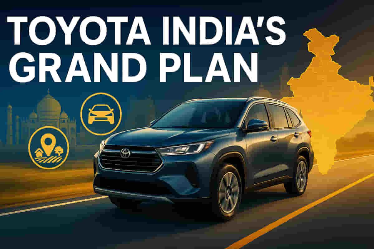 ਟੋਇਟਾ ਭਾਰਤ ਵਿੱਚ 15 ਨਵੇਂ ਮਾਡਲ ਅਤੇ ਪੇਂਡੂ ਵਿਸਥਾਰ ਦੀ ਯੋਜਨਾ ਬਣਾ ਰਹੀ ਹੈ, 10% ਬਾਜ਼ਾਰ ਹਿੱਸੇਦਾਰੀ ਦਾ ਟੀਚਾ.