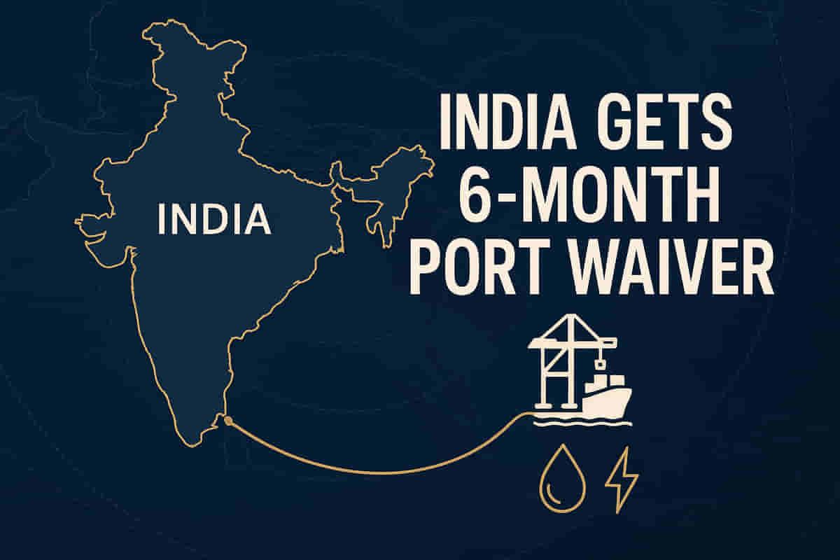 ਰੂਸੀ ਤੇਲ 'ਤੇ ਪਾਬੰਦੀਆਂ ਦੇ ਅਧਿਐਨ ਦਰਮਿਆਨ, ਅਮਰੀਕਾ ਨੇ ਭਾਰਤ ਨੂੰ ਚਾਬਹਾਰ ਬੰਦਰਗਾਹ ਲਈ 6 ਮਹੀਨਿਆਂ ਦੀ ਛੋਟ ਦਿੱਤੀ