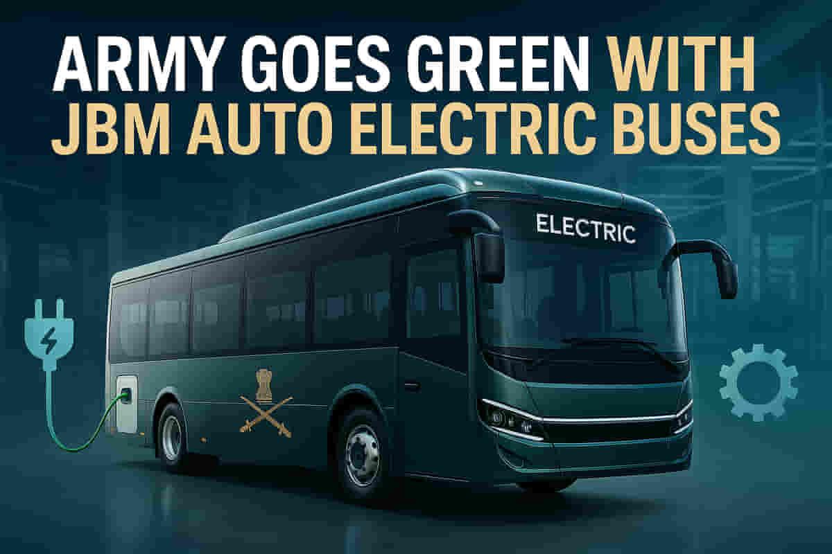 JBM ਆਟੋ ਨੇ ਮੁਨਾਫੇ 'ਚ ਵਾਧਾ ਦਰਜ ਕੀਤਾ, ਭਾਰਤੀ ਫੌਜ ਨਾਲ ਇਲੈਕਟ੍ਰਿਕ ਬੱਸ ਦਾ ਵੱਡਾ ਸੌਦਾ