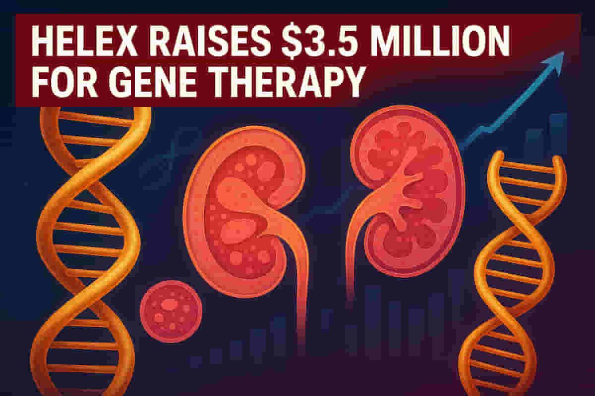 ਕਿਡਨੀ ਬਿਮਾਰੀਆਂ ਲਈ ਜੀਨ ਥੈਰੇਪੀ ਵਿਕਸਾਉਣ ਲਈ ਬਾਇਓਟੈਕ ਸਟਾਰਟਅਪ Helex ਨੇ $3.5 ਮਿਲੀਅਨ ਸੀਡ ਫੰਡਿੰਗ ਹਾਸਲ ਕੀਤੀ