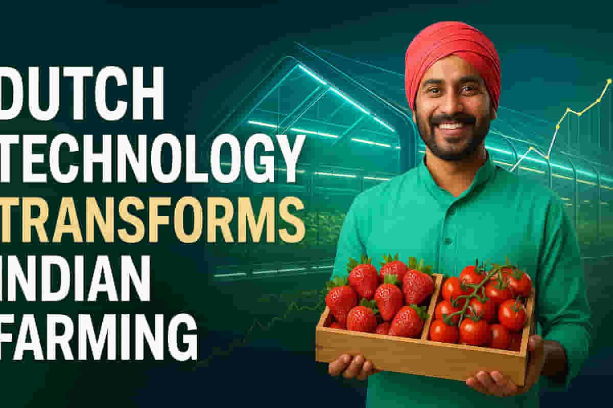 ਭਾਰਤ-ਨੀਦਰਲੈਂਡ ਭਾਈਵਾਲੀ ਡੱਚ ਤਕਨਾਲੋਜੀ ਨਾਲ ਹਾਈ-ਟੈਕ ਗ੍ਰੀਨਹਾਊਸ ਫਾਰਮਿੰਗ ਨੂੰ ਹੁਲਾਰਾ ਦੇਵੇਗੀ