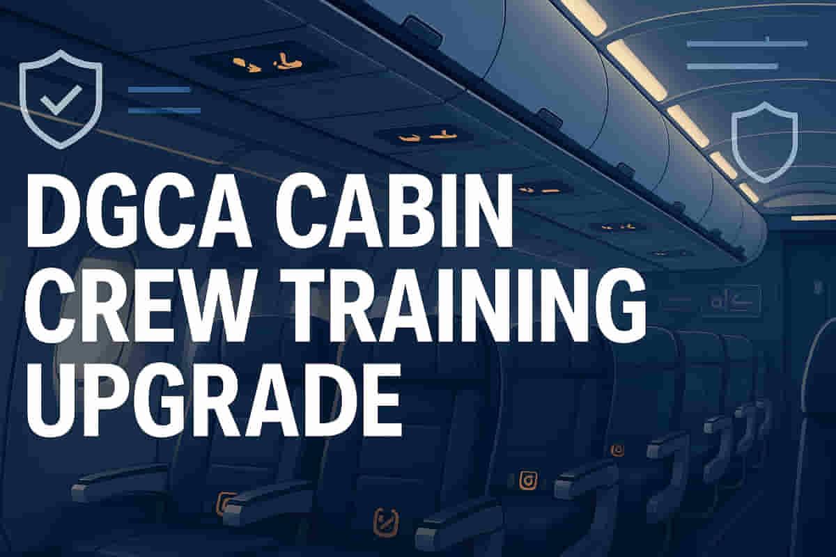 DGCA ਕੈਬਿਨ ਕਰੂ ਲਈ 'ਕੰਪੀਟੈਂਸੀ-ਬੇਸਡ ਟ੍ਰੇਨਿੰਗ' ਲਿਆਵੇਗਾ