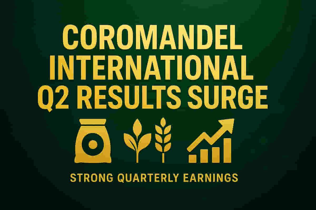 ਖੇਤੀਬਾੜੀ ਦੀ ਮੰਗ ਅਤੇ ਵਿਸਤਾਰ ਦੁਆਰਾ 20% ਮੁਨਾਫੇ ਵਿੱਚ ਵਾਧੇ ਨਾਲ ਕੋਰੋਮੰਡਲ ਇੰਟਰਨੈਸ਼ਨਲ ਨੇ ਮਜ਼ਬੂਤ Q2 ਨਤੀਜੇ ਦਰਜ ਕੀਤੇ।