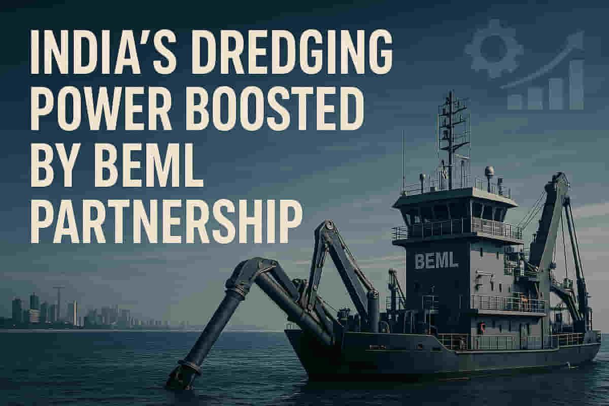 BEML ਅਤੇ ਡ੍ਰੇਜਿੰਗ ਕਾਰਪੋਰੇਸ਼ਨ ਆਫ਼ ਇੰਡੀਆ ਨੇ ₹350 ਕਰੋੜ ਦੇ MoUs 'ਤੇ ਦਸਤਖ਼ਤ ਕੀਤੇ, ਸਵਦੇਸ਼ੀ ਡ੍ਰੇਜਿੰਗ ਸਮਰੱਥਾਵਾਂ ਨੂੰ ਵਧਾਉਣ ਲਈ