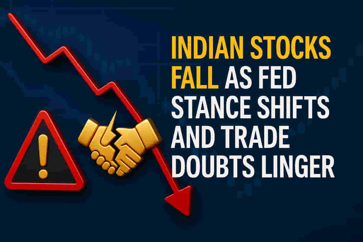 ਅਮਰੀਕੀ ਫੈਡ ਵਲੋਂ ਹੋਰ ਵਿਆਜ ਦਰਾਂ 'ਚ ਕਟੌਤੀ ਨਾ ਕਰਨ ਦੇ ਸੰਕੇਤ; ਵਪਾਰਕ ਤਣਾਅ ਕਾਰਨ ਭਾਰਤੀ ਸਟਾਕਾਂ 'ਚ ਗਿਰਾਵਟ