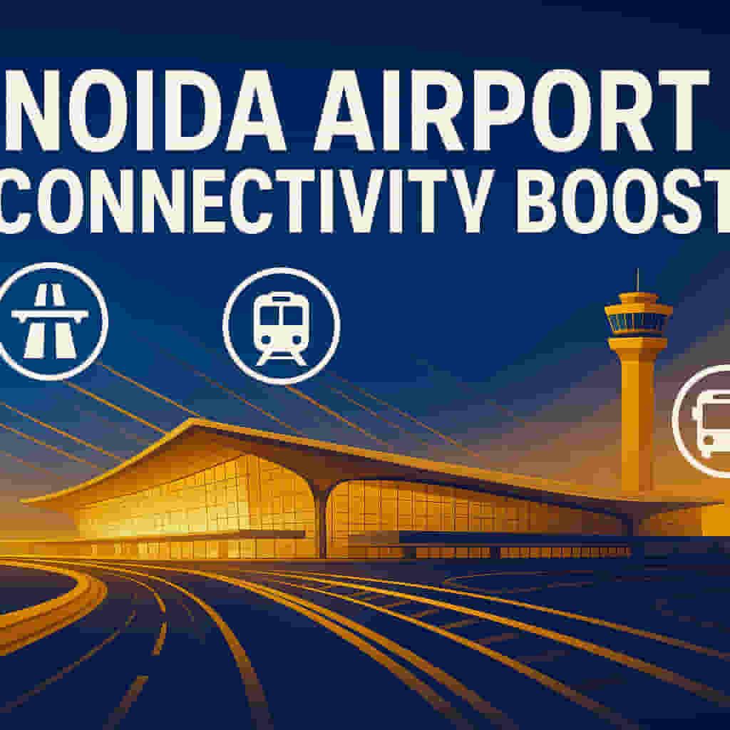 ਨੋਇਡਾ ਅੰਤਰਰਾਸ਼ਟਰੀ ਹਵਾਈ ਅੱਡਾ ਮੁੱਖ ਸੜਕ, ਰੇਲ ਅਤੇ ਬੱਸ ਨੈੱਟਵਰਕ ਦੇ ਅੱਪਗ੍ਰੇਡ ਨਾਲ ਕਨੈਕਟੀਵਿਟੀ ਨੂੰ ਹੁਲਾਰਾ ਦਿੰਦਾ ਹੈ