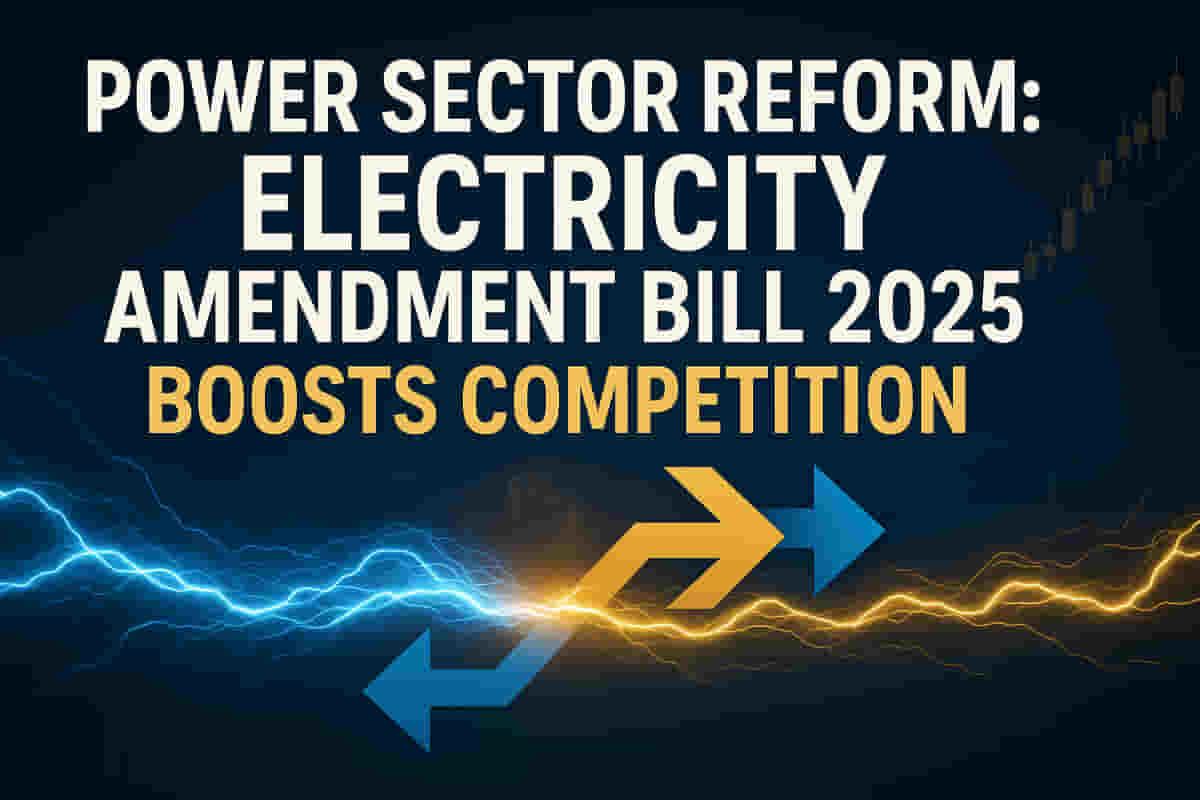 ਪਾਵਰ ਮੰਤਰਾਲੇ ਨੇ ਸੈਕਟਰ ਸੁਧਾਰ, ਮੁਕਾਬਲੇਬਾਜ਼ੀ ਅਤੇ ਕਿਸਾਨ ਸਬਸਿਡੀ ਸੁਰੱਖਿਆ ਲਈ ਬਿਜਲੀ ਸੋਧ ਬਿੱਲ 2025 ਜਾਰੀ ਕੀਤਾ