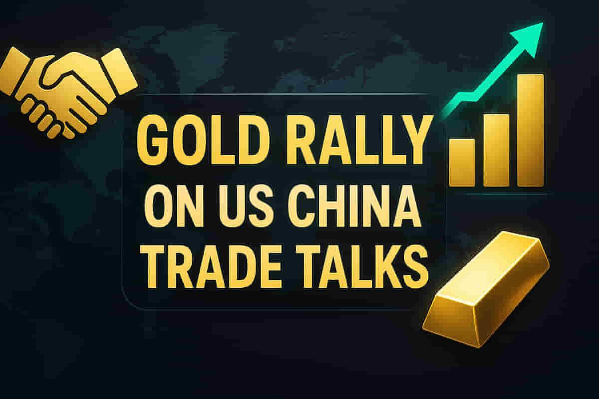 ਅਮਰੀਕਾ-ਚੀਨ ਵਪਾਰ ਆਸਵਾਦ ਅਤੇ ਫੈਡਰਲ ਰਿਜ਼ਰਵ ਸੰਕੇਤਾਂ 'ਤੇ ਸੋਨੇ ਦੀਆਂ ਕੀਮਤਾਂ ਵਿੱਚ ਵਾਧਾ