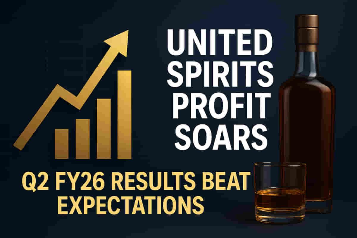 ਯੂਨਾਈਟਿਡ ਸਪਿਰਿਟਸ ਨੇ Q2 FY26 ਵਿੱਚ ਮਜ਼ਬੂਤ ਵਿਕਰੀ 'ਤੇ 36.1% ਮੁਨਾਫ਼ੇ ਵਿੱਚ ਵਾਧਾ ਦਰਜ ਕੀਤਾ