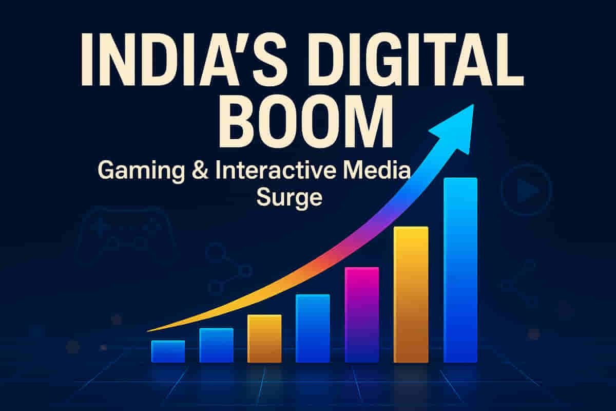 ਭਾਰਤ ਦਾ ਡਿਜੀਟਲ ਐਂਟਰਟੇਨਮੈਂਟ ਮਾਰਕੀਟ FY30 ਤੱਕ $7.8 ਬਿਲੀਅਨ ਤੱਕ ਪਹੁੰਚੇਗਾ, ਗੇਮਿੰਗ ਅਤੇ ਇੰਟਰੈਕਟਿਵ ਮੀਡੀਆ ਵਿੱਚ ਜ਼ਬਰਦਸਤ ਵਾਧਾ!