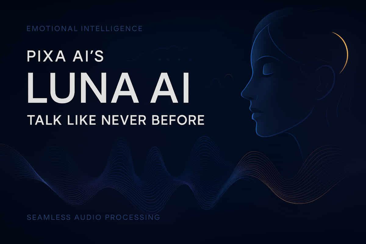 Pixa AI ਨੇ ਪੇਸ਼ ਕੀਤਾ Luna AI: ਰੀਅਲ-ਟਾਈਮ, ਭਾਵਨਾਤਮਕ ਤੌਰ 'ਤੇ ਬੁੱਧੀਮਾਨ ਸਪੀਚ-ਟੂ-ਸਪੀਚ ਮਾਡਲ
