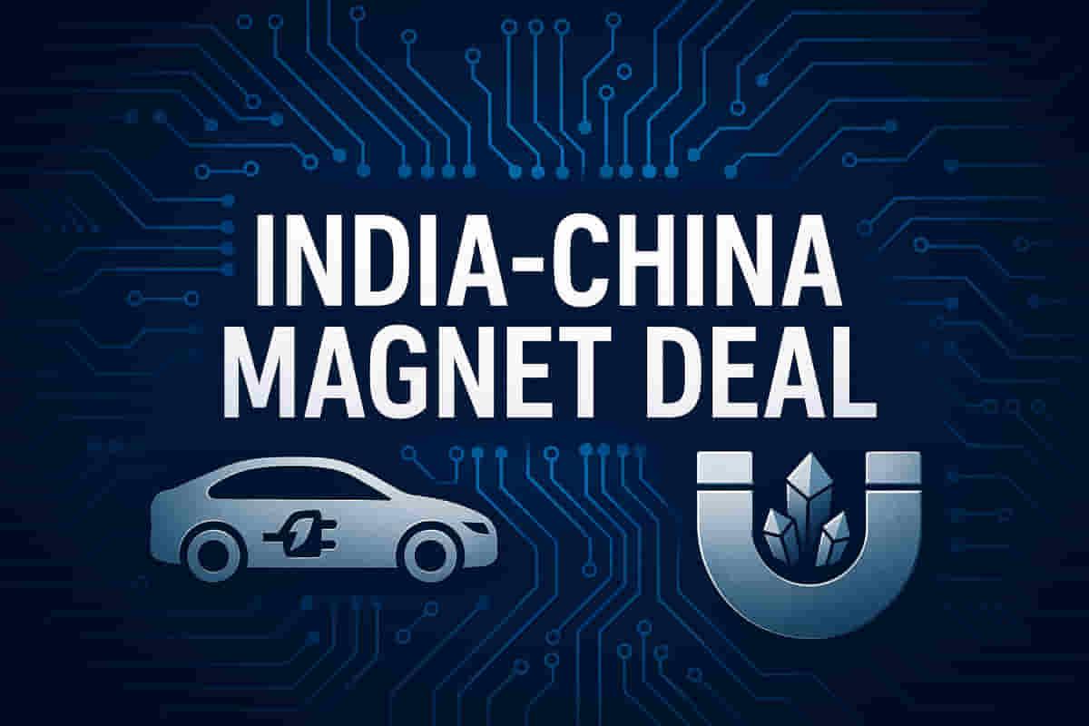 ਭਾਰਤੀ ਕੰਪਨੀਆਂ ਨੂੰ ਚੀਨ ਤੋਂ ਮਹੱਤਵਪੂਰਨ ਰੇਅਰ ਅਰਥ ਮੈਗਨੈਟ ਆਯਾਤ ਕਰਨ ਦੀ ਮਨਜ਼ੂਰੀ ਮਿਲੀ