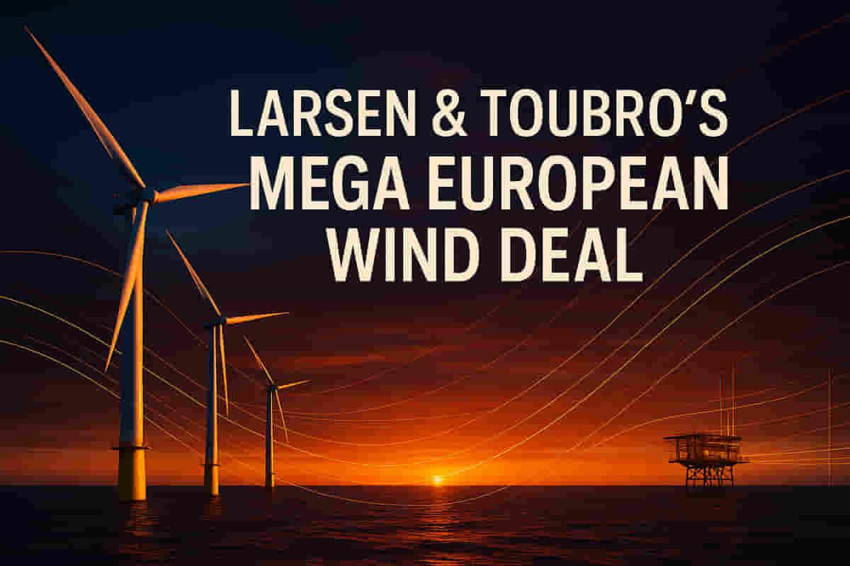 ਯੂਰਪੀਅਨ ਆਫਸ਼ੋਰ ਵਿੰਡ ਪ੍ਰੋਜੈਕਟ ਵਿੱਚ ਲਾਰਸਨ ਐਂਡ ਟੂਬਰੋ (L&T) ਨੂੰ ₹30,000 ਕਰੋੜ ਤੋਂ ਵੱਧ ਦਾ ਮੈਗਾ ਆਰਡਰ ਮਿਲਣ ਦੀ ਸੰਭਾਵਨਾ