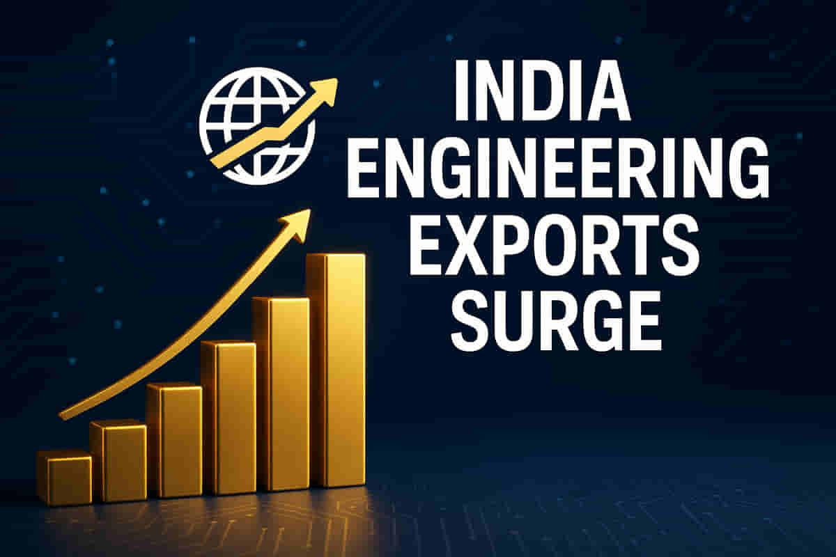 ਸਤੰਬਰ ਵਿੱਚ ਭਾਰਤ ਦੀ ਇੰਜੀਨੀਅਰਿੰਗ ਬਰਾਮਦ 2.93% ਵਧੀ, ਚੀਨ ਅਤੇ ASEAN ਦੇ ਕਾਰਨ, ਅਮਰੀਕੀ ਟੈਰਿਫ ਦੀਆਂ ਚੁਣੌਤੀਆਂ ਦਰਮਿਆਨ