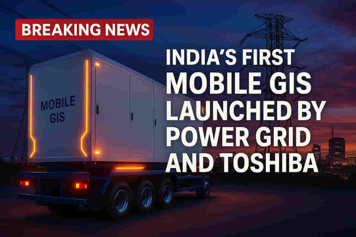 ਪਾਵਰ ਗ੍ਰਿਡ ਅਤੇ ਤੋਸ਼ੀਬਾ ਦੁਆਰਾ ਭਾਰਤ ਦੀ ਪਹਿਲੀ ਦੇਸੀ 220kV ਮੋਬਾਈਲ GIS ਪ੍ਰਣਾਲੀ ਲਾਂਚ