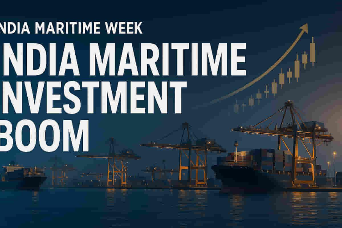 ਇੰਡੀਆ ਮੈਰੀਟਾਈਮ ਵੀਕ: ਸ਼ਿਪਬਿਲਡਿੰਗ ਅਤੇ ਪੋਰਟ ਵਿਕਾਸ ਲਈ ₹12 ਲੱਖ ਕਰੋੜ ਦੇ ਨਿਵੇਸ਼ ਦੇ ਵਾਅਦੇ