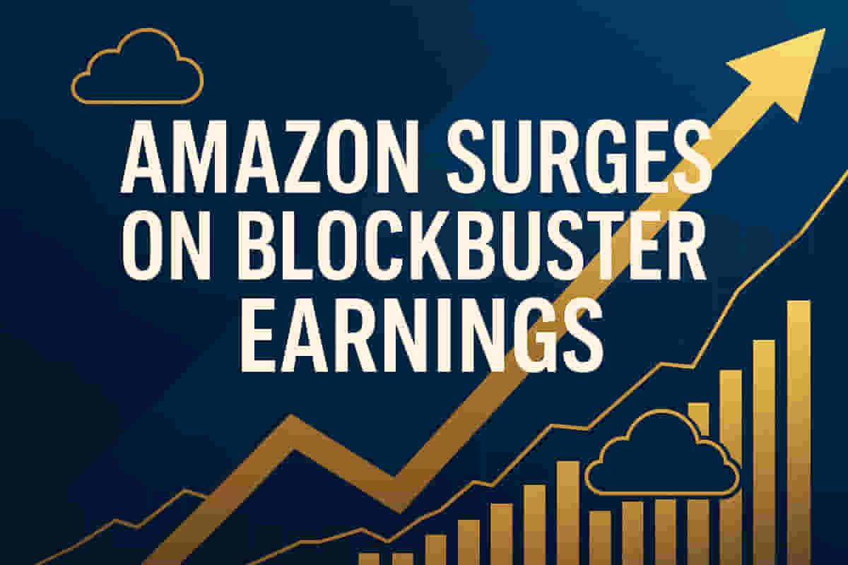 Q3 ਦੇ ਨਤੀਜਿਆਂ ਤੋਂ ਬਾਅਦ Amazon ਸ਼ੇਅਰਾਂ 'ਚ 13% ਤੇਜ਼ੀ, ਕਲਾਊਡ ਗਰੋਥ ਨੇ ਦਿੱਤੀ ਮਦਦ