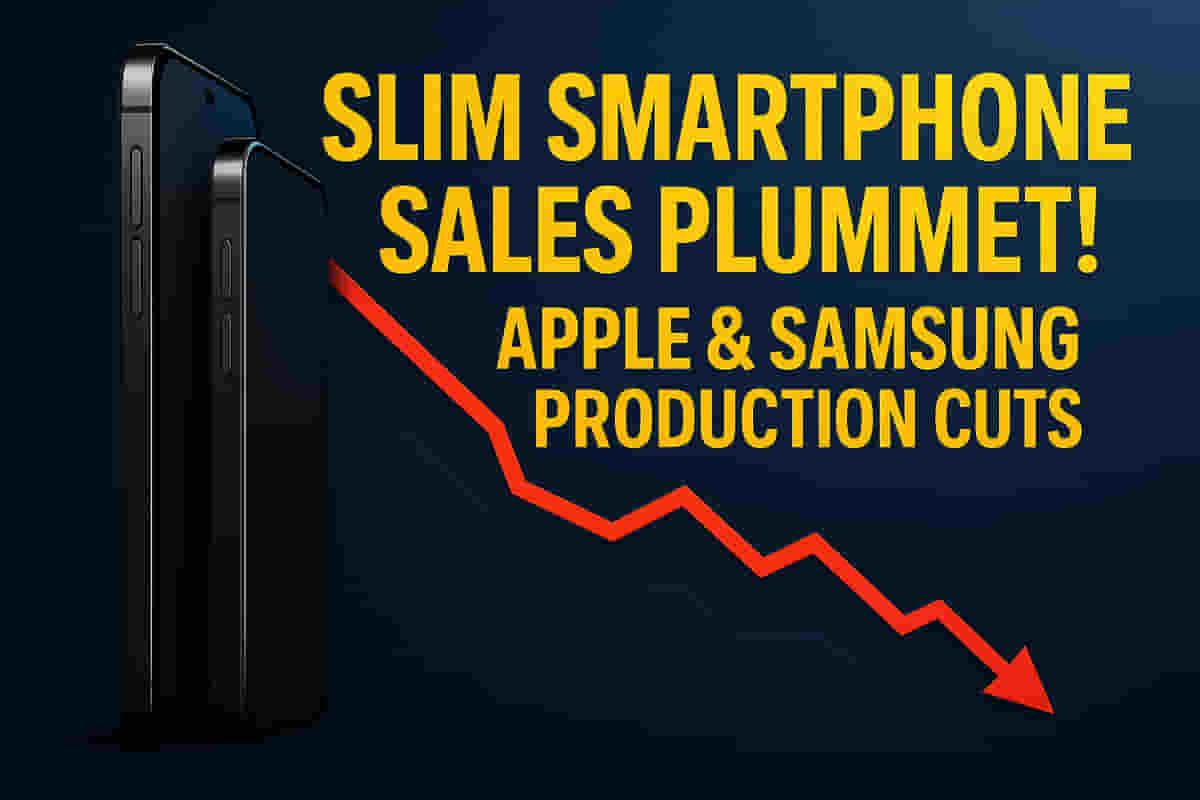 ਸਲਿਮ ਸਮਾਰਟਫੋਨ ਦੀ ਵਿਕਰੀ ਘਟੀ, Apple Inc. ਅਤੇ Samsung Electronics Co., Ltd. ਉਤਪਾਦਨ ਘਟਾ ਰਹੇ ਹਨ