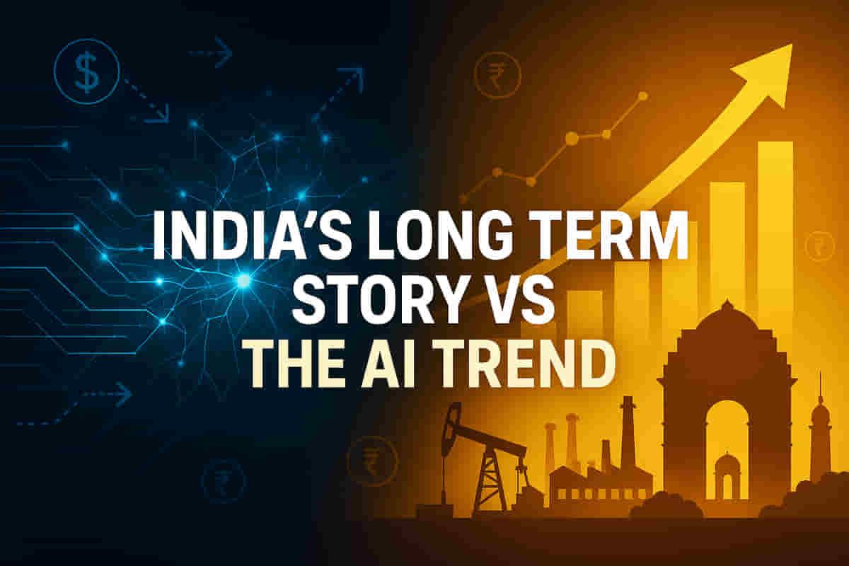 ਵਿਦੇਸ਼ੀ ਨਿਵੇਸ਼ਕ 'AI ਨਹੀਂ ਭਾਰਤ' (India is Not AI) ਦੇ ਨਾਰੇ ਕਾਰਨ ਭਾਰਤ ਤੋਂ ਦੂਰ; ਮਾਹਰ 'Strategic Allocation' ਦੀ ਸਲਾਹ ਦੇ ਰਹੇ ਹਨ