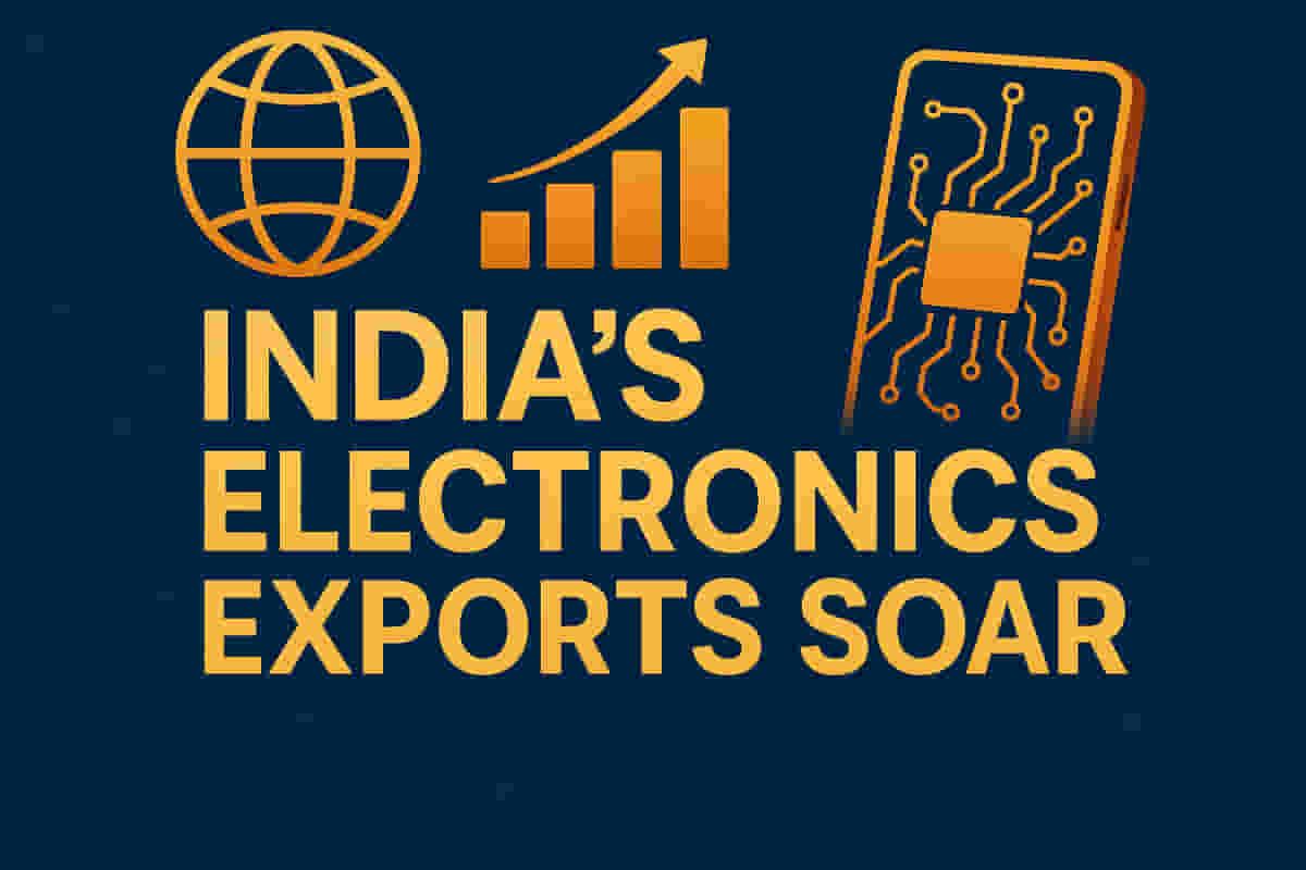 ਭਾਰਤ ਦੀ ਇਲੈਕਟ੍ਰੋਨਿਕਸ ਬਰਾਮਦ ਵਿੱਚ ਤੇਜ਼ੀ, ਸਰਕਾਰੀ ਪ੍ਰੋਤਸਾਹਨ ਅਤੇ ਅਮਰੀਕੀ ਮੰਗ ਨਾਲ ਤੀਜੀ ਸਭ ਤੋਂ ਵੱਡੀ ਸ਼੍ਰੇਣੀ ਬਣੀ
