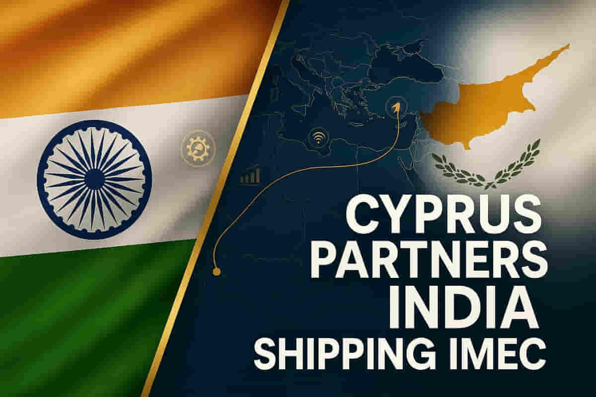 ਸਾਈਪ੍ਰਸ ਭਾਰਤ ਨਾਲ ਸ਼ਿਪਿੰਗ ਸਾਂਝੇਦਾਰੀ ਨੂੰ ਡੂੰਘਾ ਕਰਨ ਦੀ ਕੋਸ਼ਿਸ਼ ਕਰ ਰਿਹਾ ਹੈ, IMEC ਕਾਰੀਡੋਰ ਵਿੱਚ ਸ਼ਾਮਲ ਹੋਣ ਲਈ ਤਿਆਰ