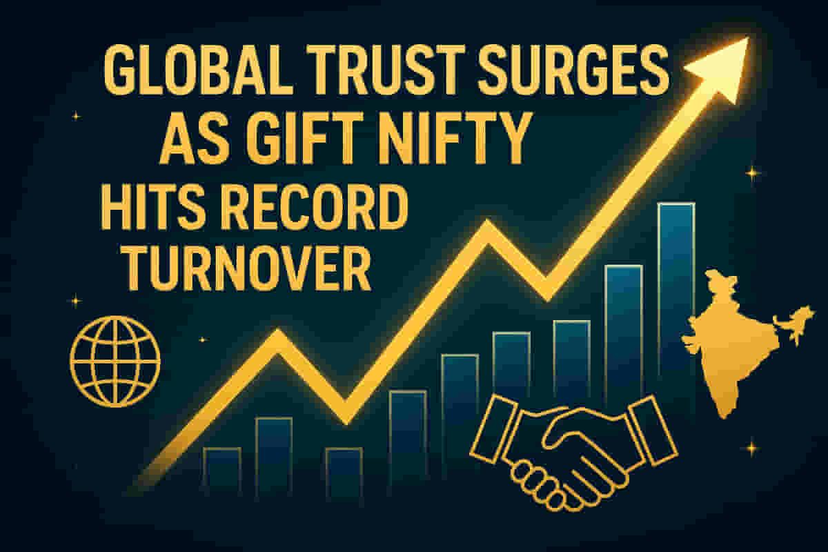 GIFT ਨਿਫਟੀ ਨੇ ਅਕਤੂਬਰ ਵਿੱਚ $103.45 ਬਿਲੀਅਨ ਦਾ ਆਲ-ਟਾਈਮ ਹਾਈ ਮਾਸਿਕ ਟਰਨਓਵਰ ਰਿਕਾਰਡ ਕੀਤਾ