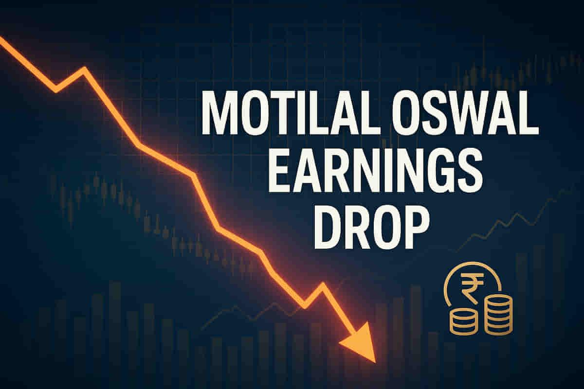 மோதிலால் ஓஸ்வால் பங்குகள் Q2 வருவாய் சரிவு மற்றும் SEBI கட்டணக் குறைப்பு முன்மொழிவால் வீழ்ச்சி