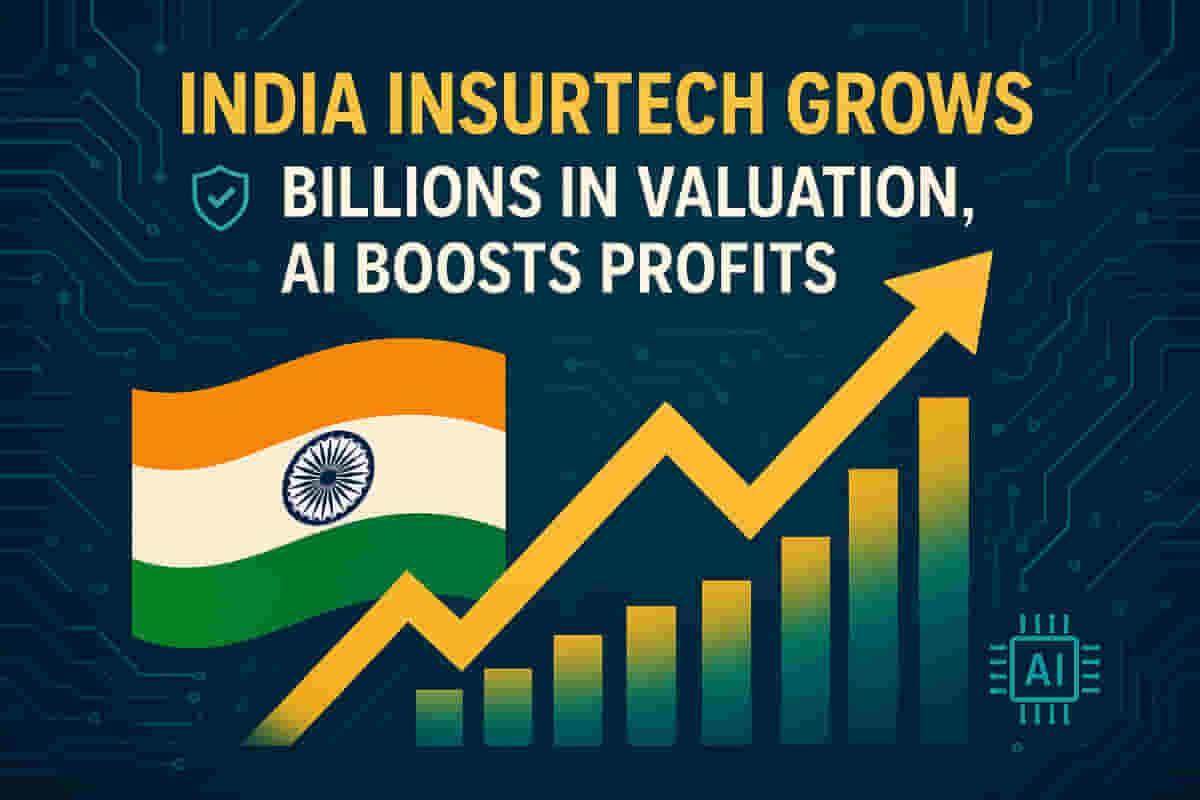 இந்தியாவின் இன்சூர்டெக் துறை $15.8 பில்லியன் மதிப்பீட்டை தாண்டி உயர்கிறது, AI மூலம் $4 பில்லியன் லாபம் ஈட்ட வாய்ப்பு