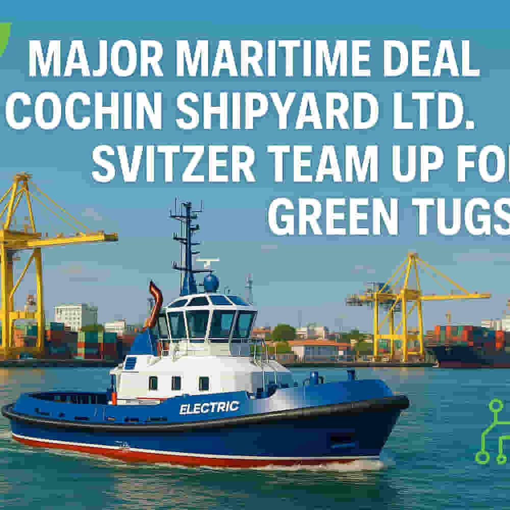 இந்தியாவில் எலக்ட்ரிக் டக்கை உருவாக்க Svitzer உடன் கோச்சின் ஷிப்யார்ட் லிமிடெட் ஒப்பந்தம் (LoI) கையெழுத்திட்டது