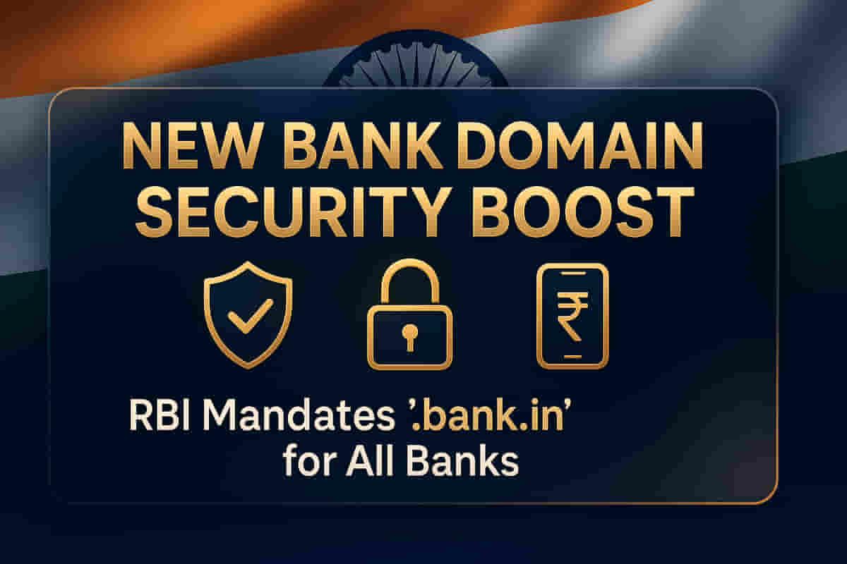 சைபர் பாதுகாப்பை அதிகரிக்க அனைத்து வங்கிகளுக்கும் RBI-யின் '.bank.in' டொமைன் கட்டாயம்