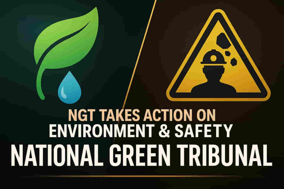 NGT Forms Committees to Probe Sewage Plant Location and Mining Deaths in India