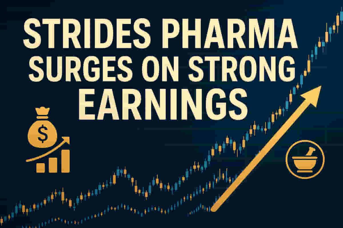 स्ट्राइड्स फार्मा के शेयर सितंबर तिमाही के मजबूत नतीजों और बेहतर मार्जिन से 13% उछले