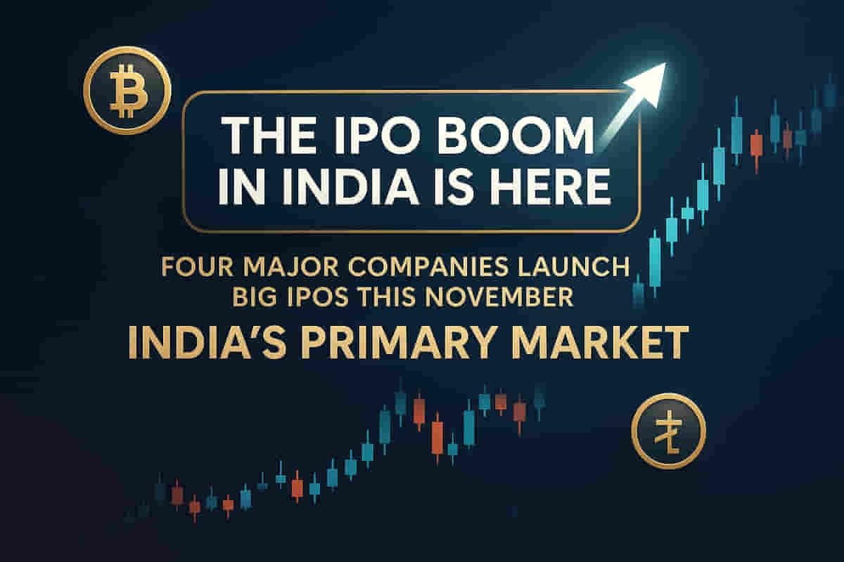 भारत का प्राइमरी मार्केट नवंबर में चार बड़े IPOs के साथ उछला
