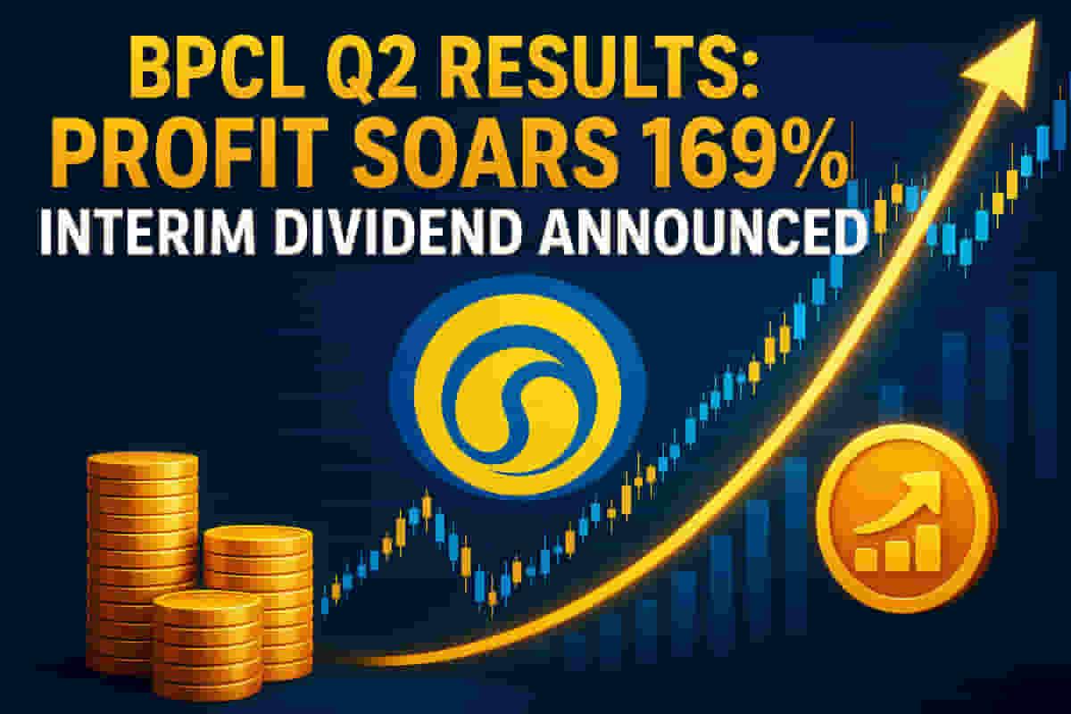 ਭਾਰਤ ਪੈਟਰੋਲੀਅਮ ਦਾ Q2FY26 ਮੁਨਾਫਾ 169% ਵਧਿਆ, ਅੰਤਰਿਮ ਡਿਵੀਡੈਂਡ ਦਾ ਐਲਾਨ
