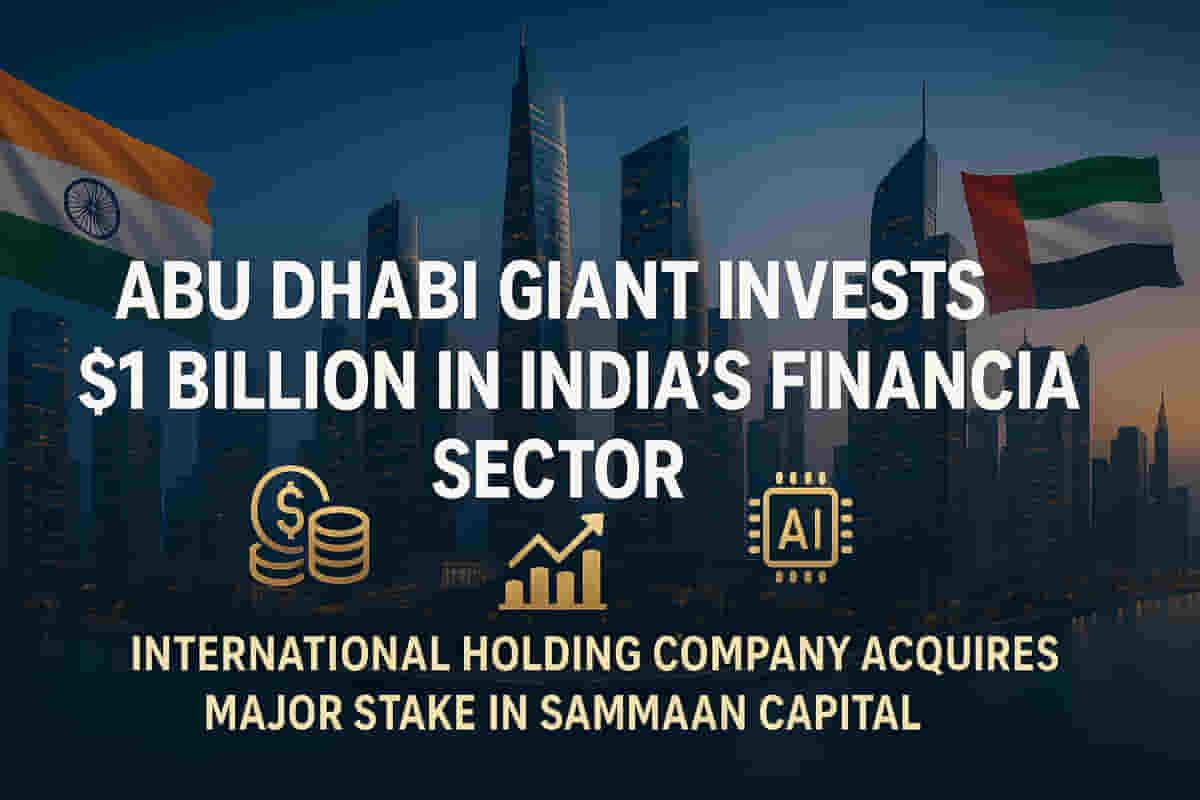 ਅਬੂ ਧਾਬੀ ਦੀ IHC, ਭਾਰਤ ਦੀ Sammaan Capital ਵਿੱਚ 43.46% ਹਿੱਸੇਦਾਰੀ ਲਈ $1 ਬਿਲੀਅਨ ਦਾ ਨਿਵੇਸ਼ ਕਰੇਗੀ