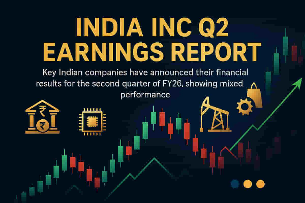 ਭਾਰਤੀ ਕੰਪਨੀਆਂ ਨੇ ਮਿਲੇ-ਜੁਲੇ Q2 FY26 ਵਿੱਤੀ ਨਤੀਜੇ ਐਲਾਨੇ, ਮੁਨਾਫੇ ਵਿੱਚ ਗਿਰਾਵਟ ਤੇ ਵਾਧਾ ਦੋਵੇਂ ਦਰਜ