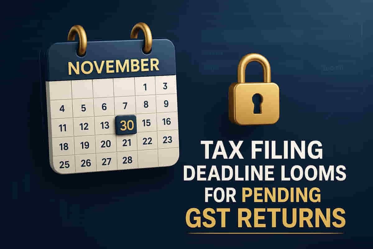 GST Filing Blocked for Pending Returns Over Three Years Old from November 2025