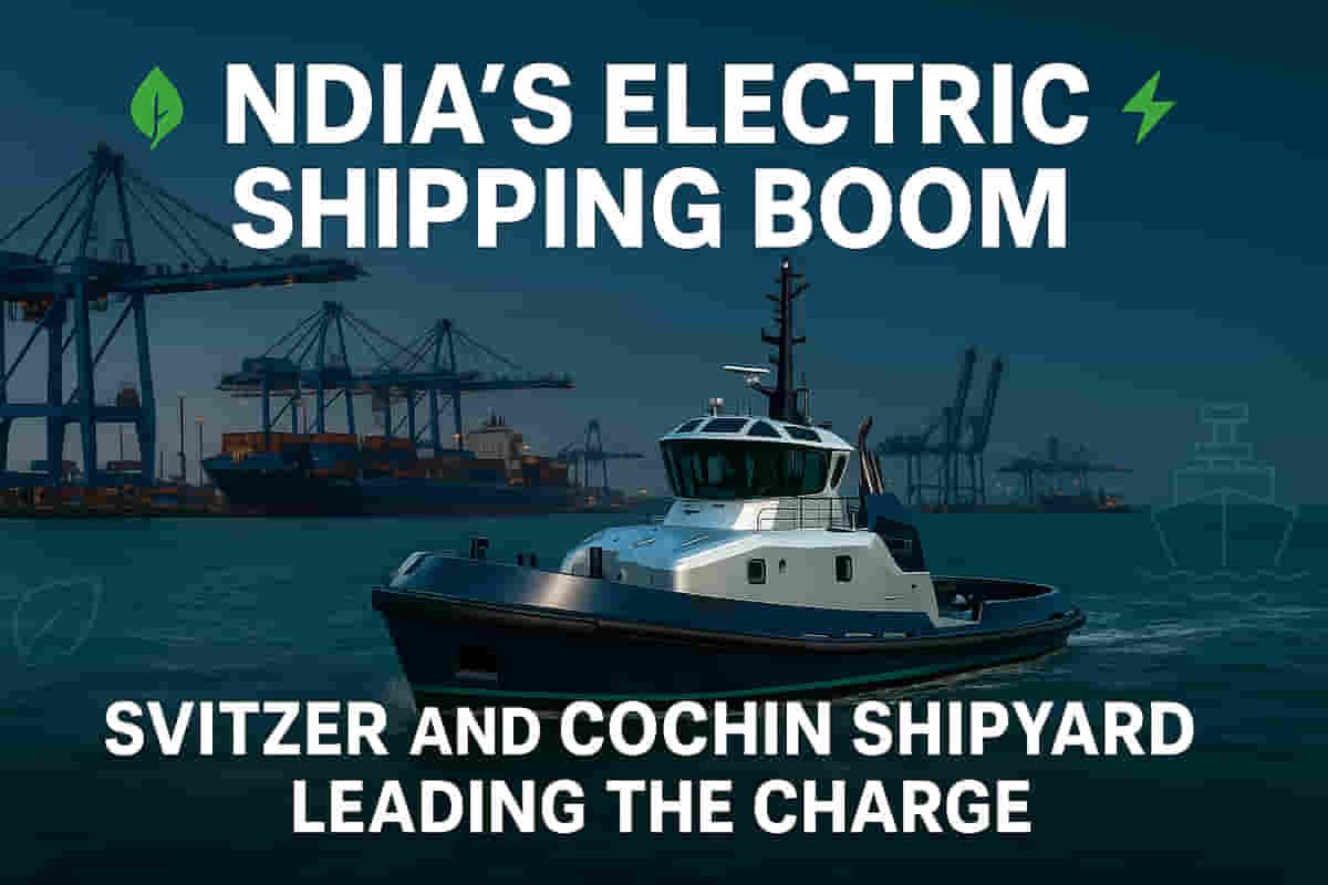 Svitzer Partners with Cochin Shipyard for Electric Tugboat Manufacturing in India