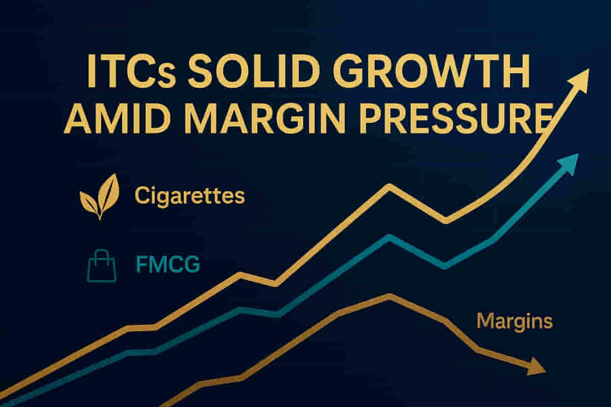 ITC Q2 FY26 પ્રદર્શન: સિગારેટનું વેચાણ 6% વધ્યું, FMCG વૃદ્ધિ 8.5%, પરંતુ માર્જિન પર દબાણ