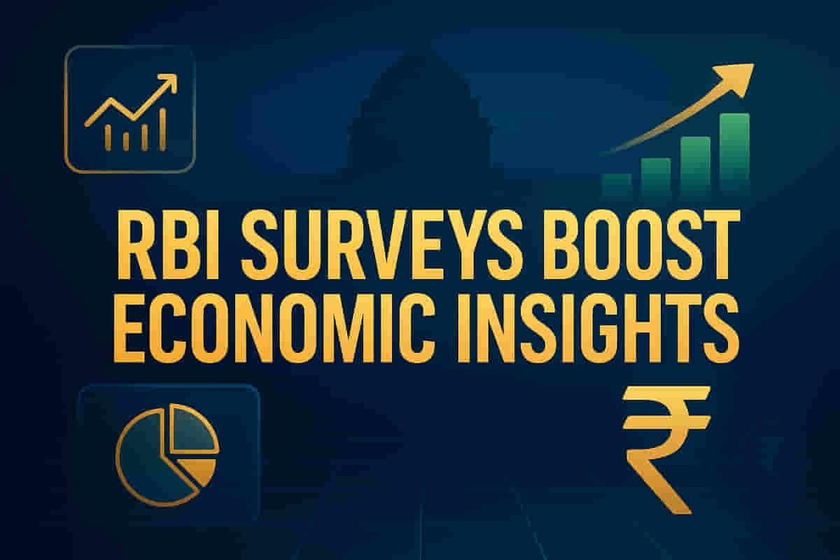 भारतीय रिजर्व बैंक ने मौद्रिक नीति निर्माण के लिए प्रमुख सर्वेक्षण शुरू किए