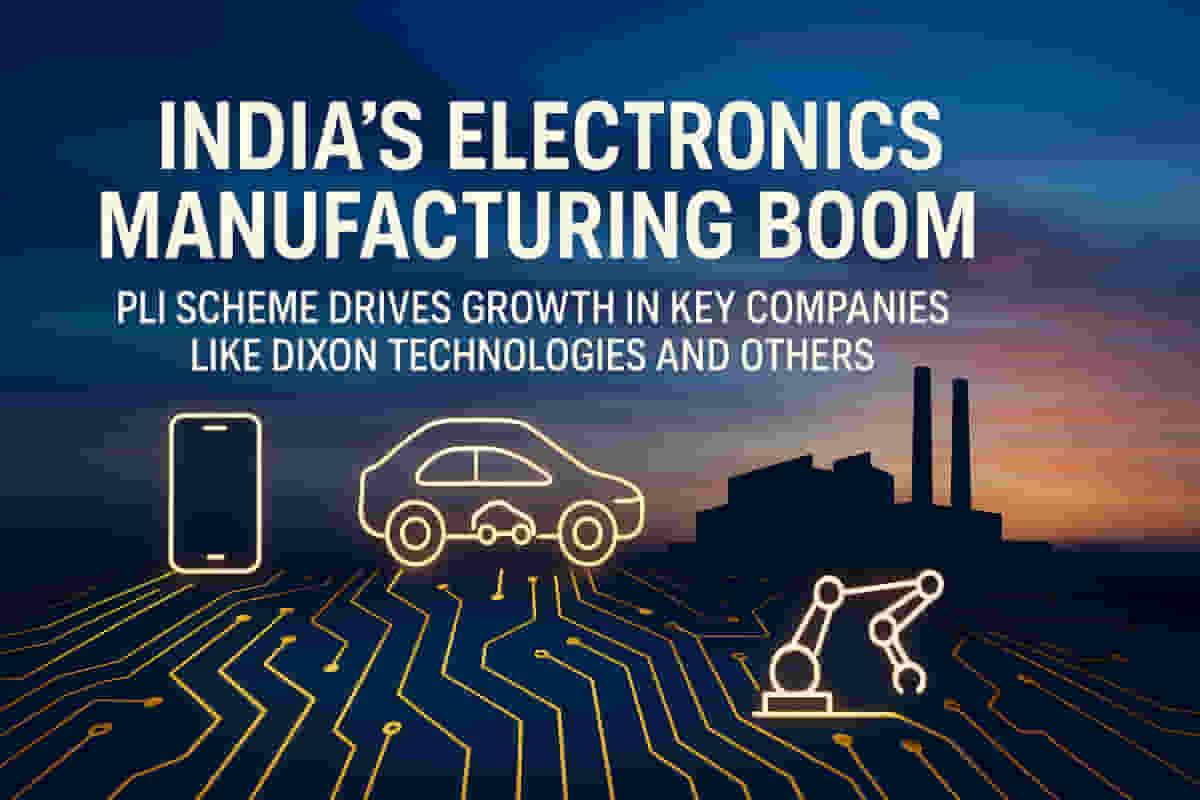 भारताच्या इलेक्ट्रॉनिक्स उत्पादनात मोठी वाढ: PLI योजनेमुळे विकासाला चालना, पाच प्रमुख कंपन्यांचे उदय