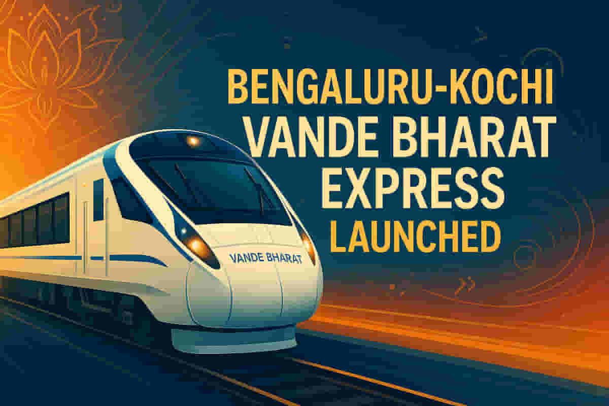 बेंगलुरु-कोच्चि वंदे भारत एक्सप्रेस: रेल मंत्रालय ने नई समय-सारणी की घोषणा की