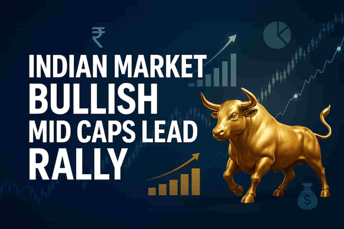 भारतीय मार्केटमध्ये तेजी: मिड-कॅप्स आघाडीवर, गुंतवणूकदारांना ग्रोथ स्टॉक्सवर दीर्घकालीन लक्ष केंद्रित करण्याचा सल्ला