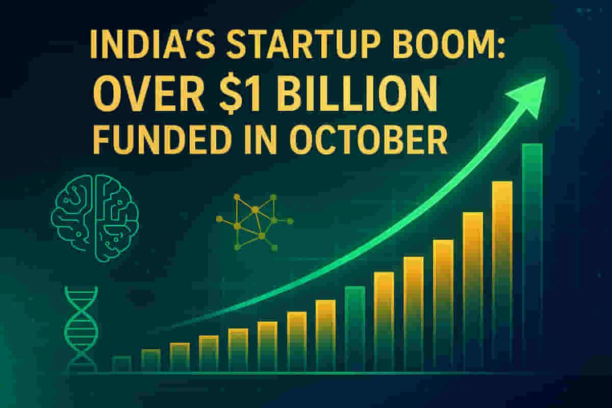 இந்திய ஸ்டார்ட்அப்கள் ஜொலிக்கின்றன: IPO எதிர்பார்ப்புகள் மற்றும் பின்னடைவுக்கு மத்தியில் அக்டோபரில் நிதியுதவி $1 பில்லியனை தாண்டியது