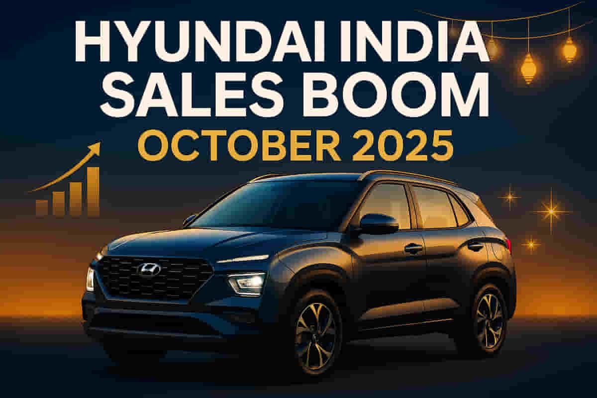 ஹூண்டாய் மோட்டார் இந்தியா அக்டோபர் 2025 விற்பனை: பண்டிகைகள் மற்றும் ஜிஎஸ்டி சீர்திருத்தங்களால் வலுவான வளர்ச்சி!
