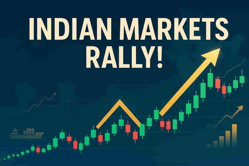 भारतीय बाजारात तेजी: कमाईच्या बातम्या आणि अमेरिकेशी व्यापाराच्या आशांनी निफ्टी आणि सेन्सेक्सला गती दिली!